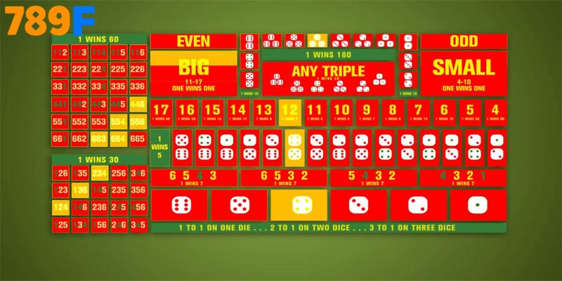 Diamond Flash Đến Từ 789F Trải Nghiệm Đột Phá Game Slot 2 Ba viên xúc xắc lăn trên bàn, tái hiện không khí cổ điển