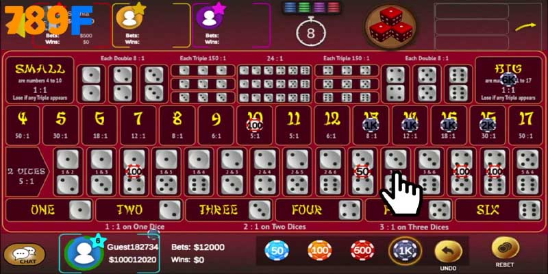 Diamond Flash Đến Từ 789F Trải Nghiệm Đột Phá Game Slot 4 Khoảnh khắc công bố kết quả xúc xắc đầy kịch tính
