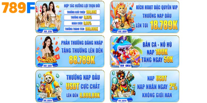 Hướng Dẫn 789F - Lối Tắt Đến Với Thế Giới Giải Trí 3 Hướng dẫn 789F về nhận khuyến mãi