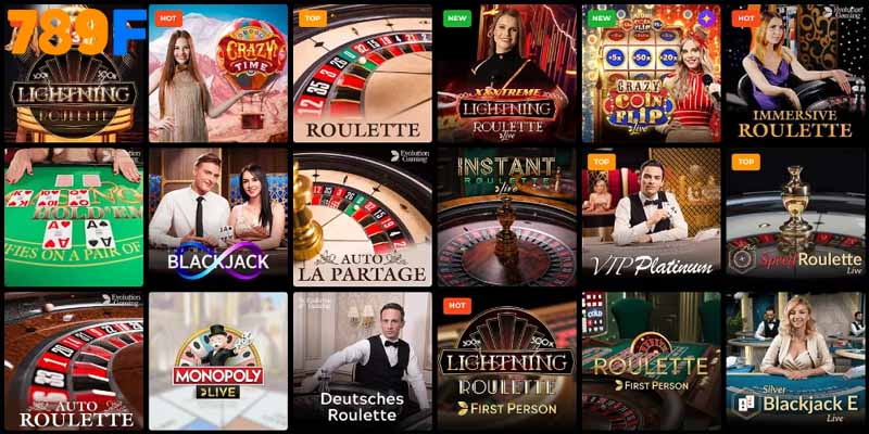 Khám Phá Casino 789F Sân Chơi Hiện Đại Và Hấp Dẫn 2 Những game nổi bật tại casino 789F